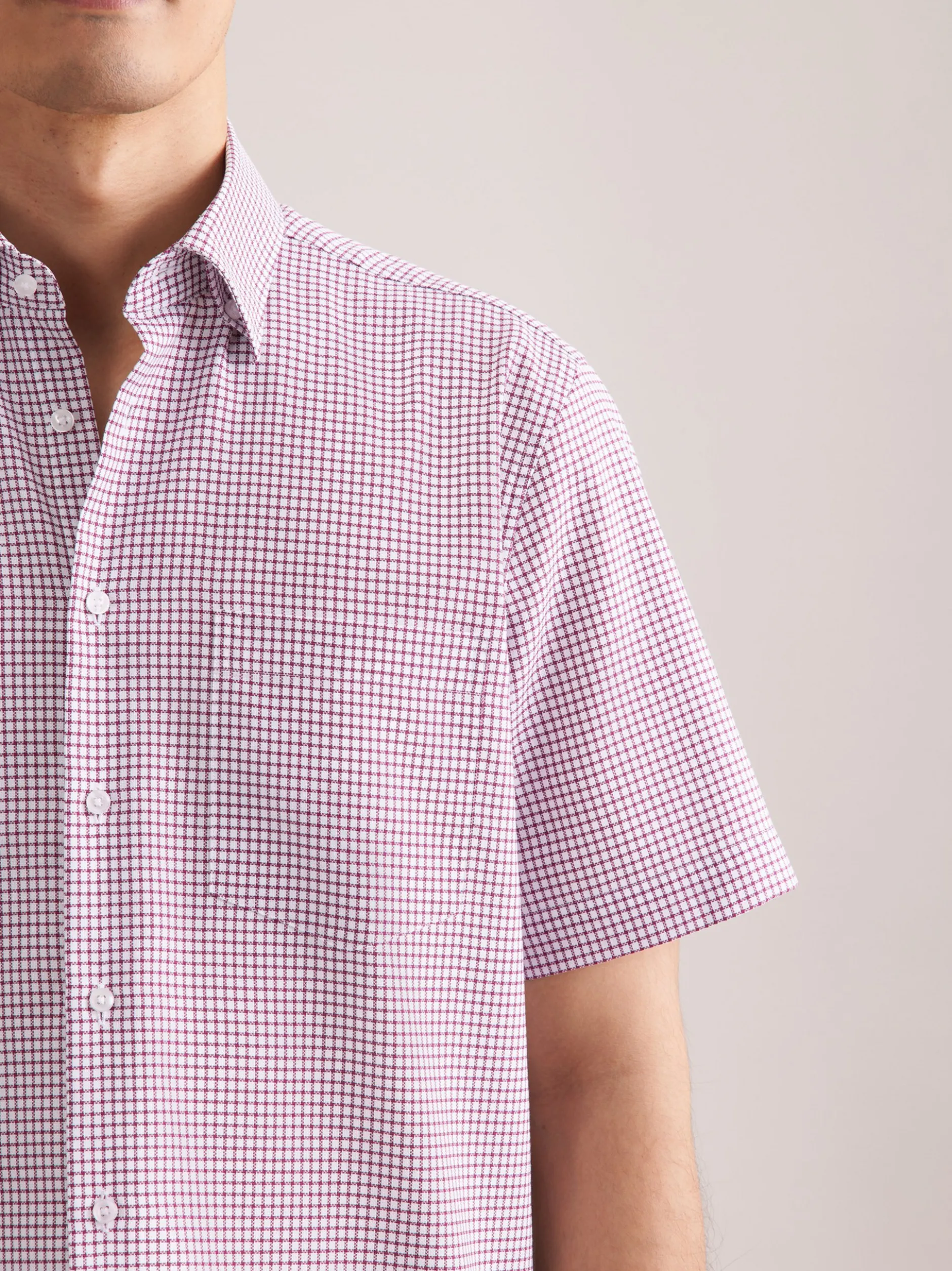Seidensticker Herren Business Hemd - Regular Fit in fuchsia