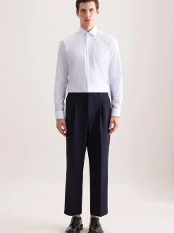 Seidensticker Herren Business Hemd - Regular Fit in hellblau