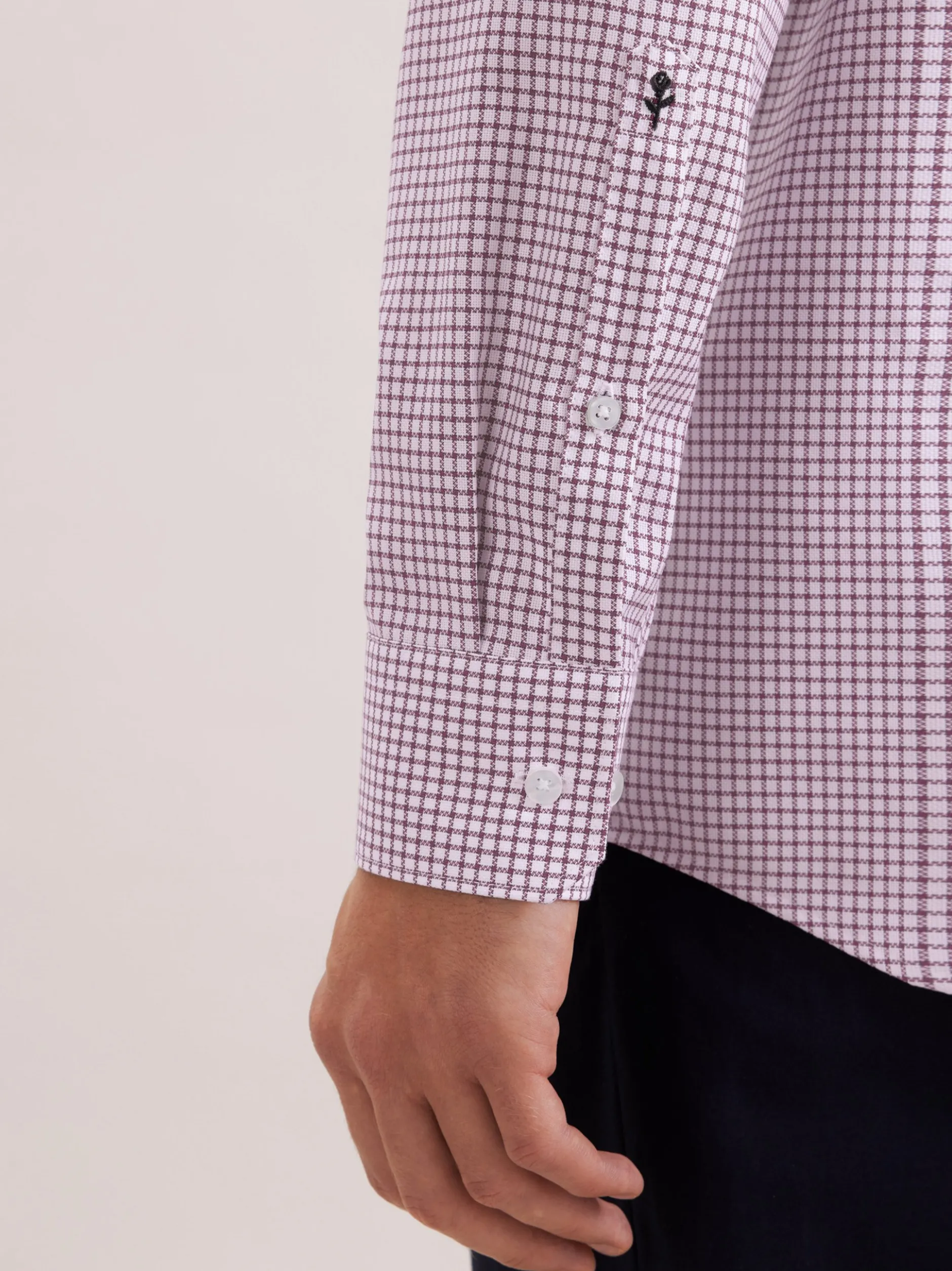 Seidensticker Herren Business Hemd - Regular Fit in rot