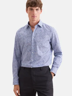 Seidensticker Herren Business Hemd - Shaped Fit in blau