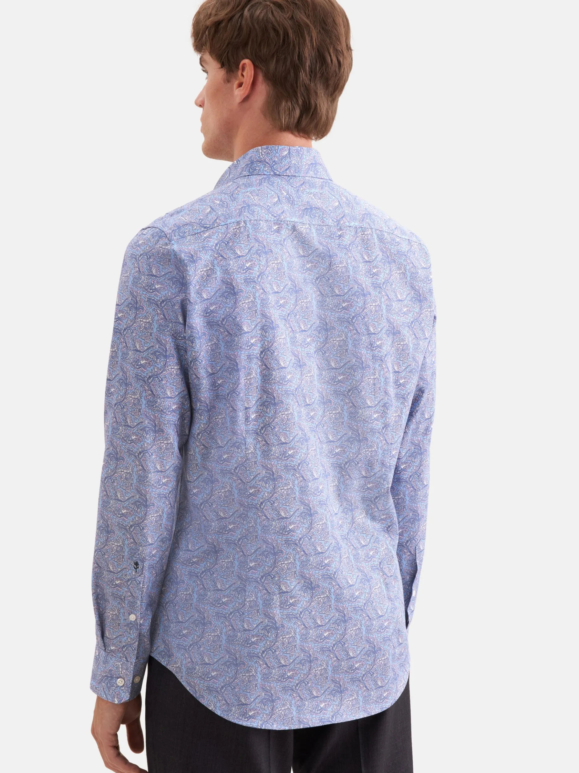 Seidensticker Herren Business Hemd - Shaped Fit in blau