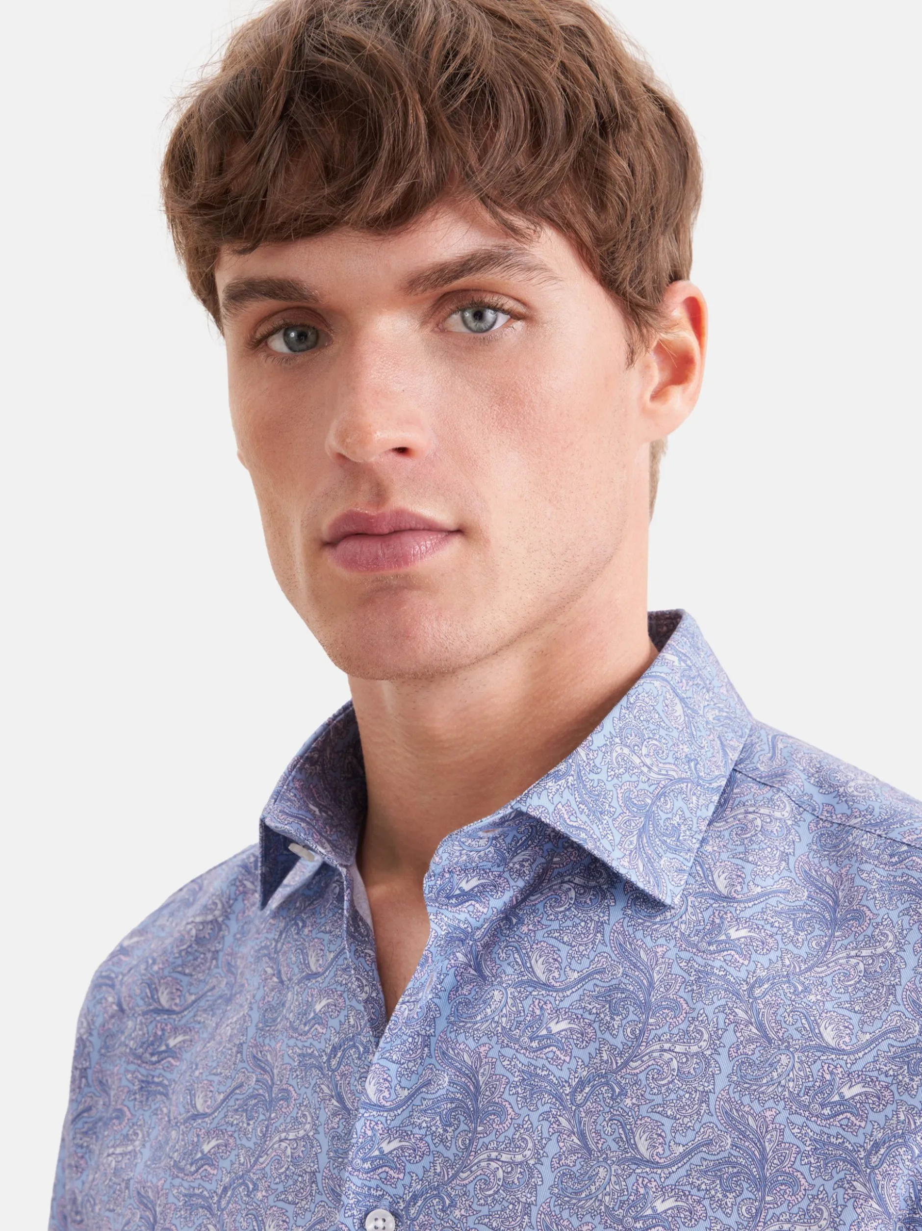 Seidensticker Herren Business Hemd - Shaped Fit in blau