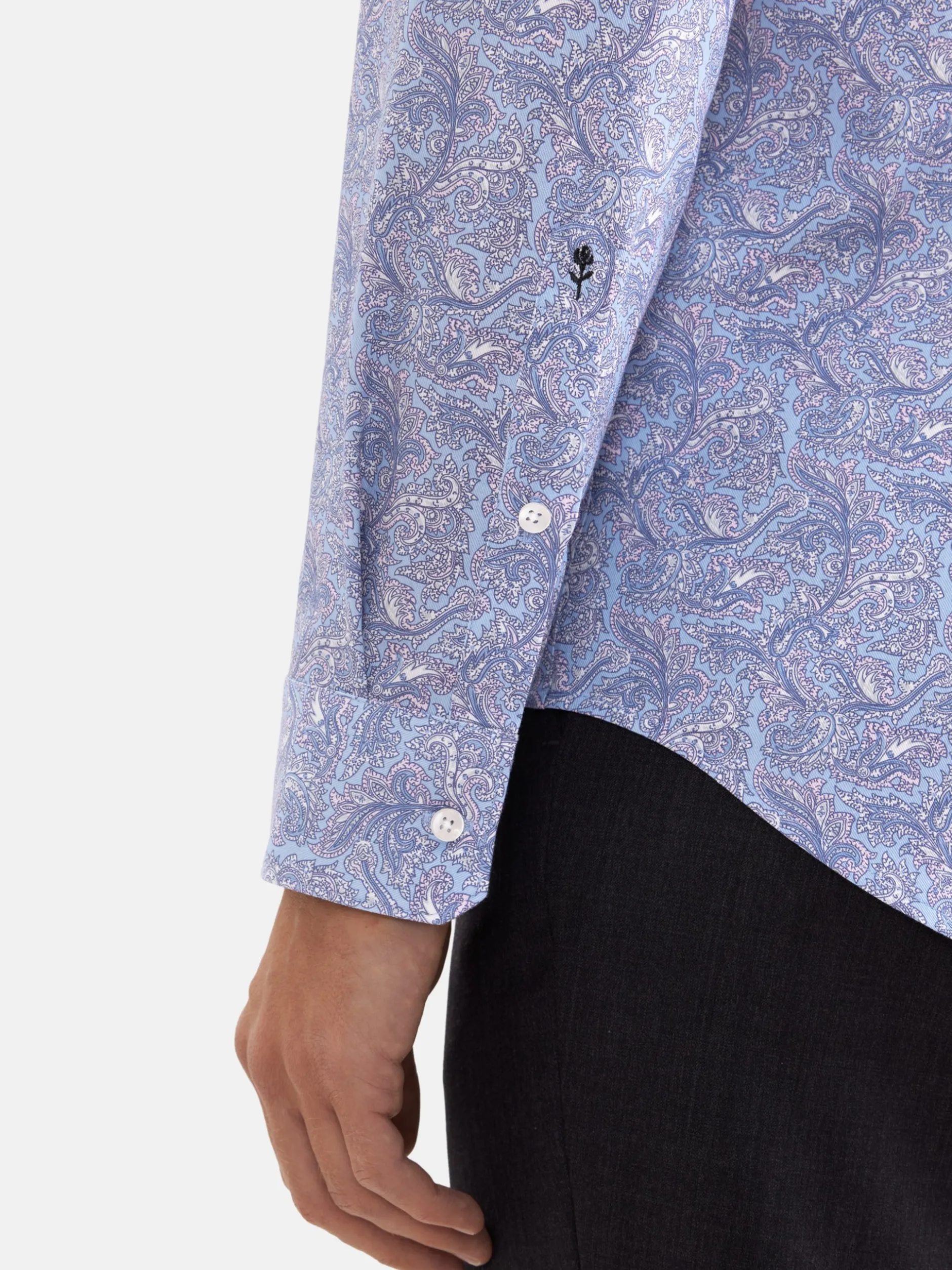 Seidensticker Herren Business Hemd - Shaped Fit in blau