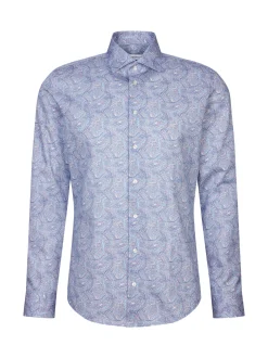 Seidensticker Herren Business Hemd - Shaped Fit in blau