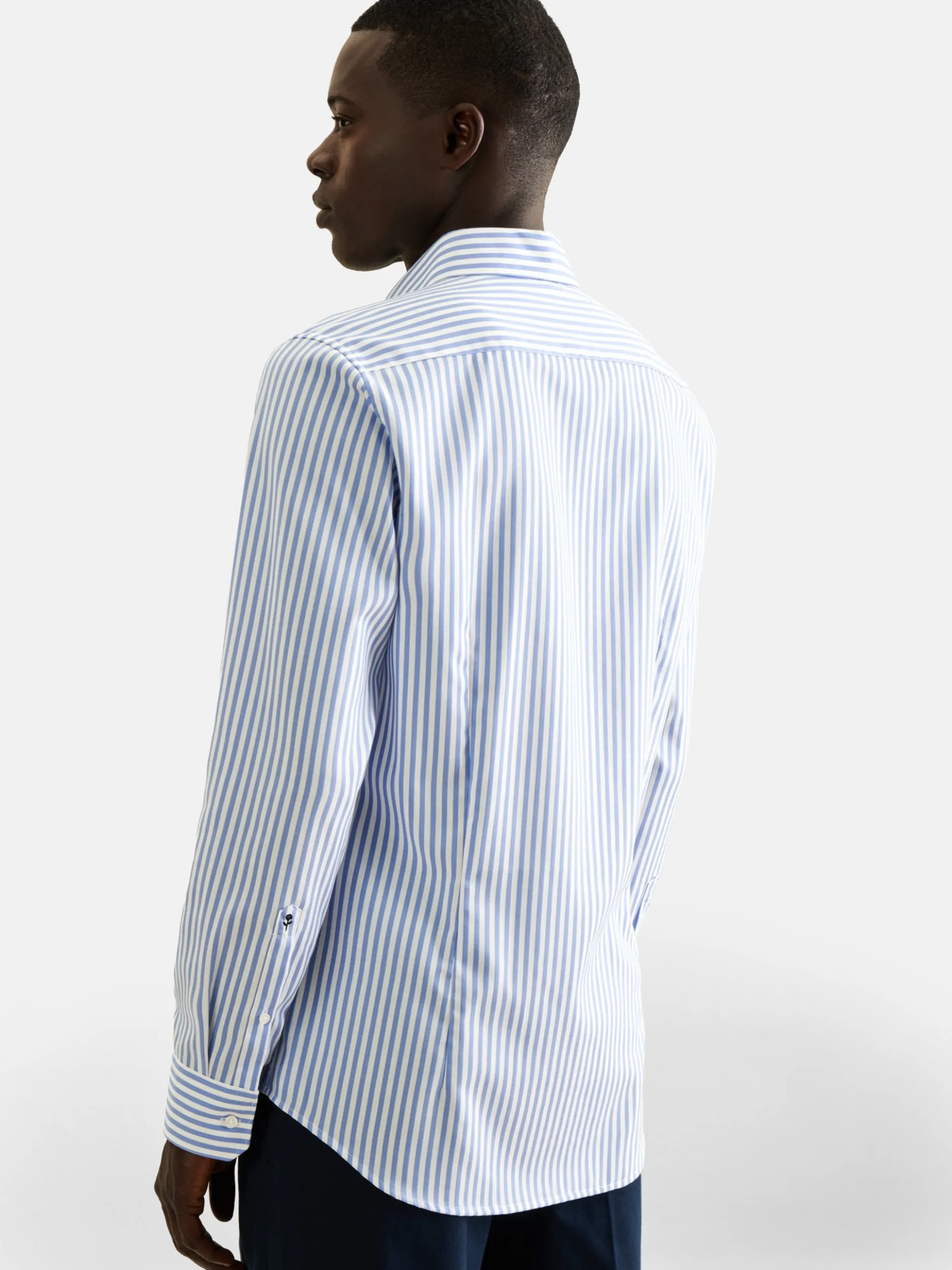 Seidensticker Herren Business Hemd - Shaped Fit in blau