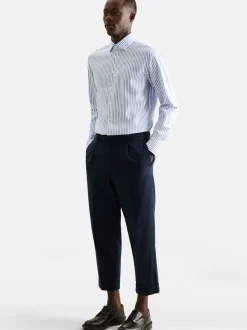 Seidensticker Herren Business Hemd - Shaped Fit in blau