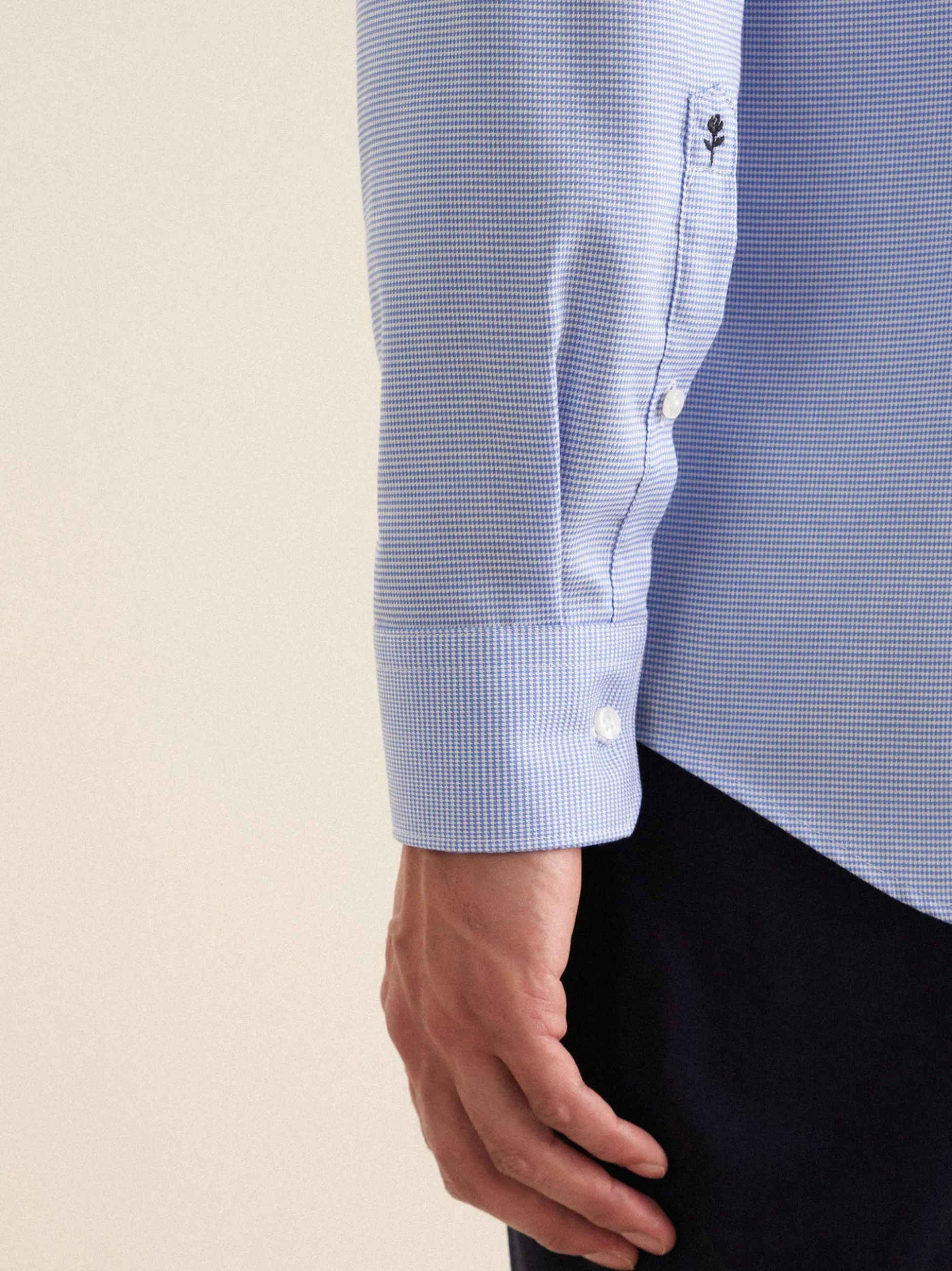 Seidensticker Herren Business Hemd - Shaped Fit in blau