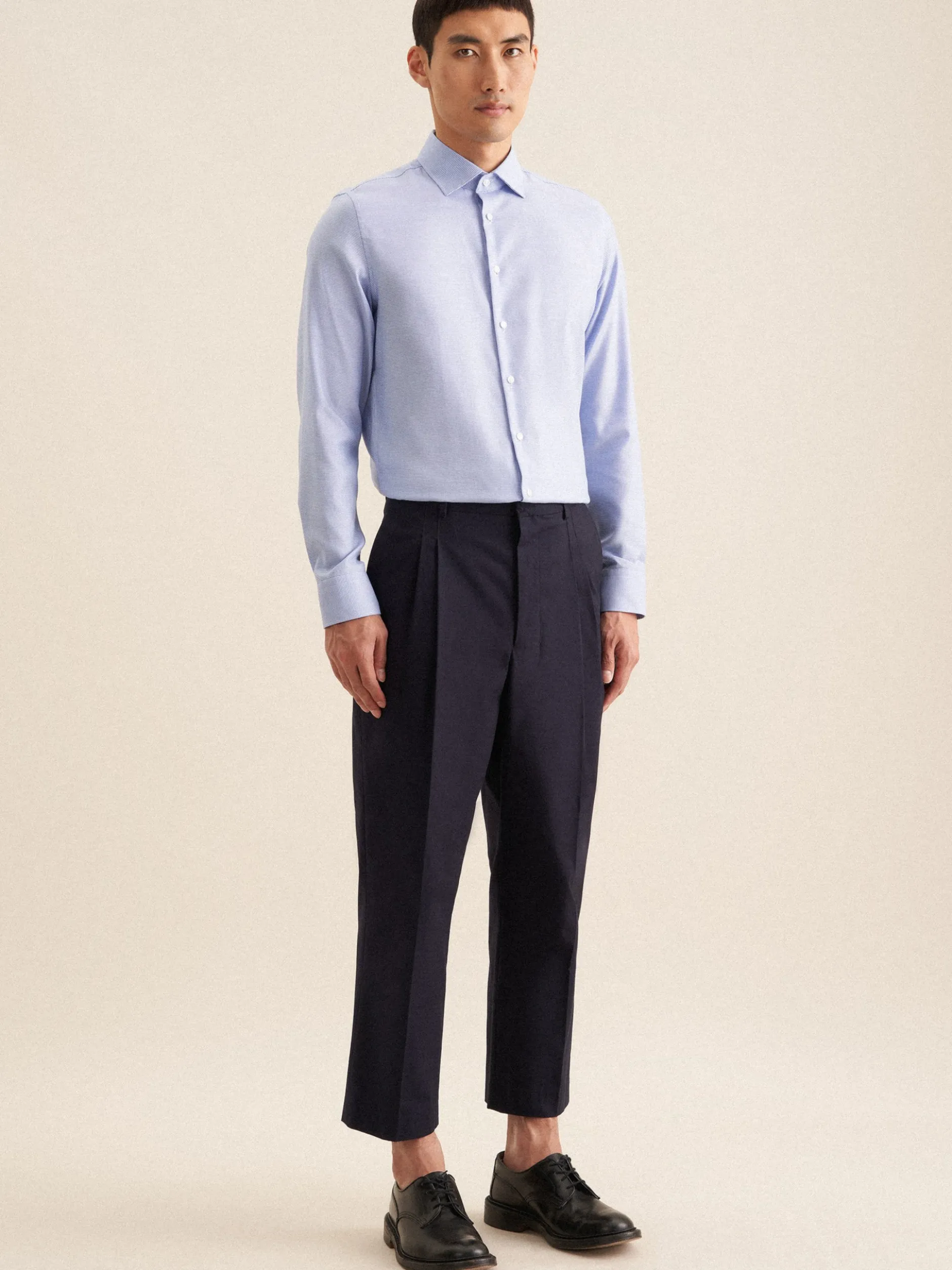 Seidensticker Herren Business Hemd - Shaped Fit in blau