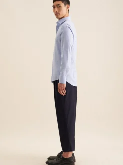 Seidensticker Herren Business Hemd - Shaped Fit in blau