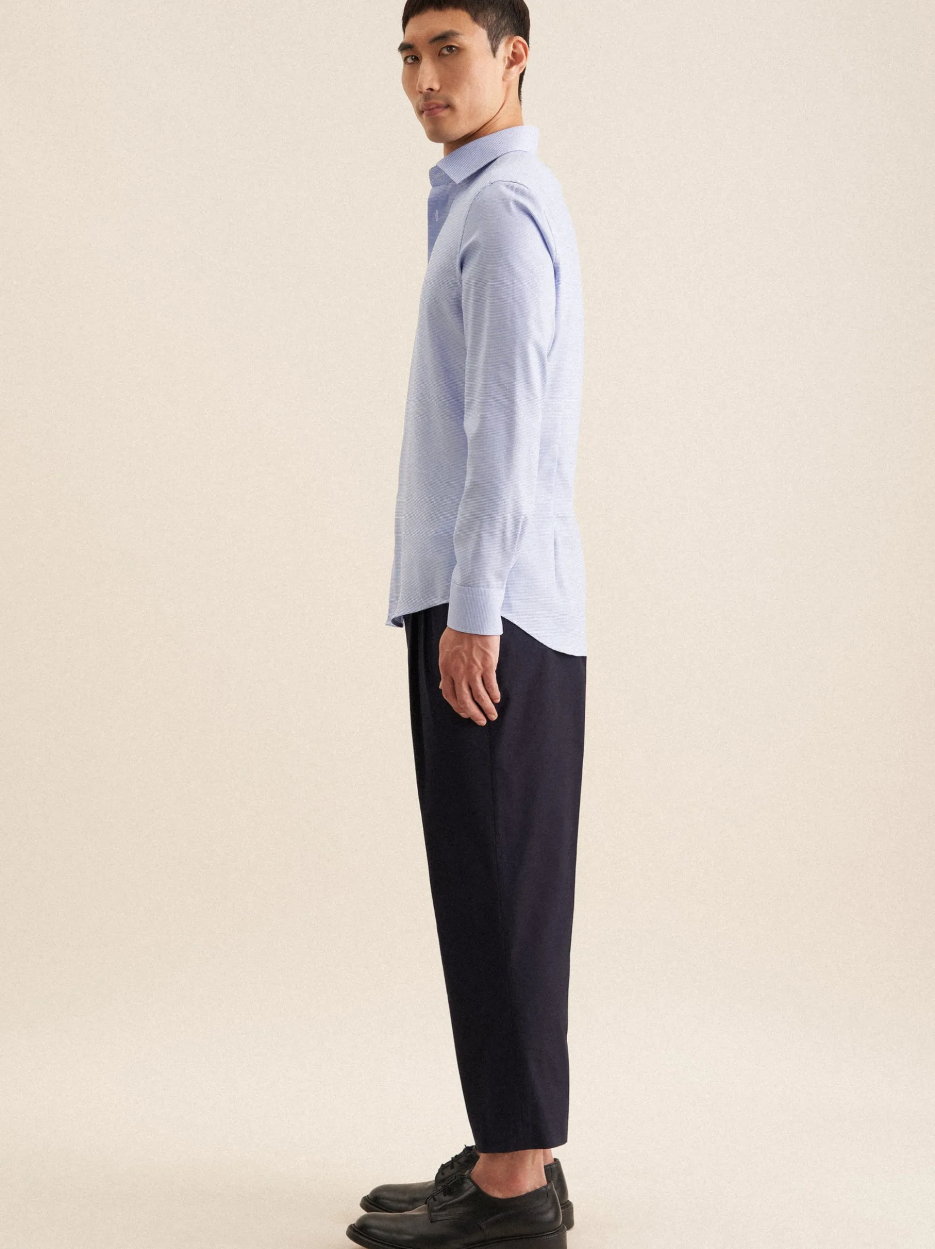 Seidensticker Herren Business Hemd - Shaped Fit in blau
