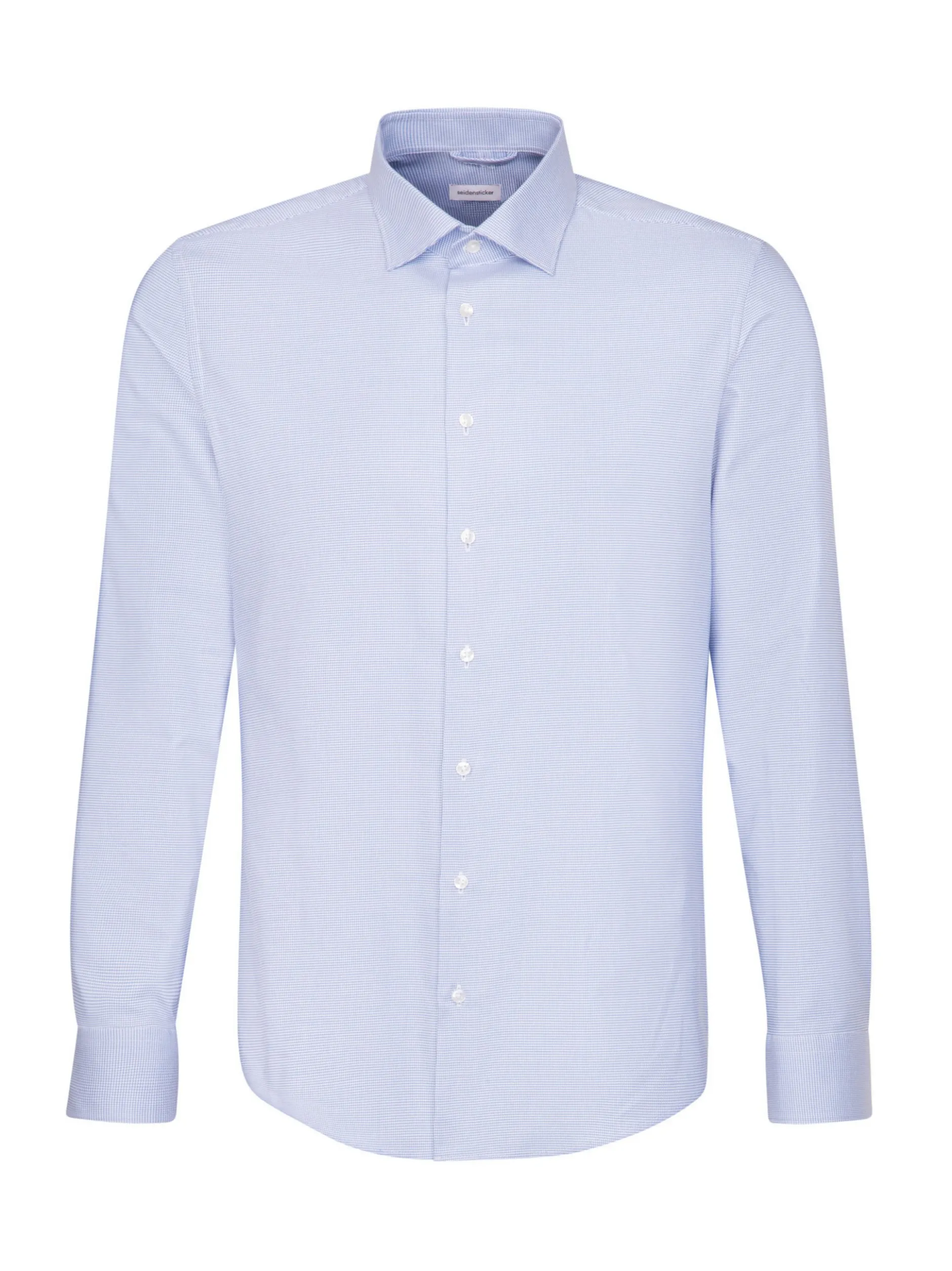 Seidensticker Herren Business Hemd - Shaped Fit in blau