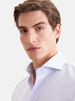 Seidensticker Herren Business Hemd - Shaped Fit in blau