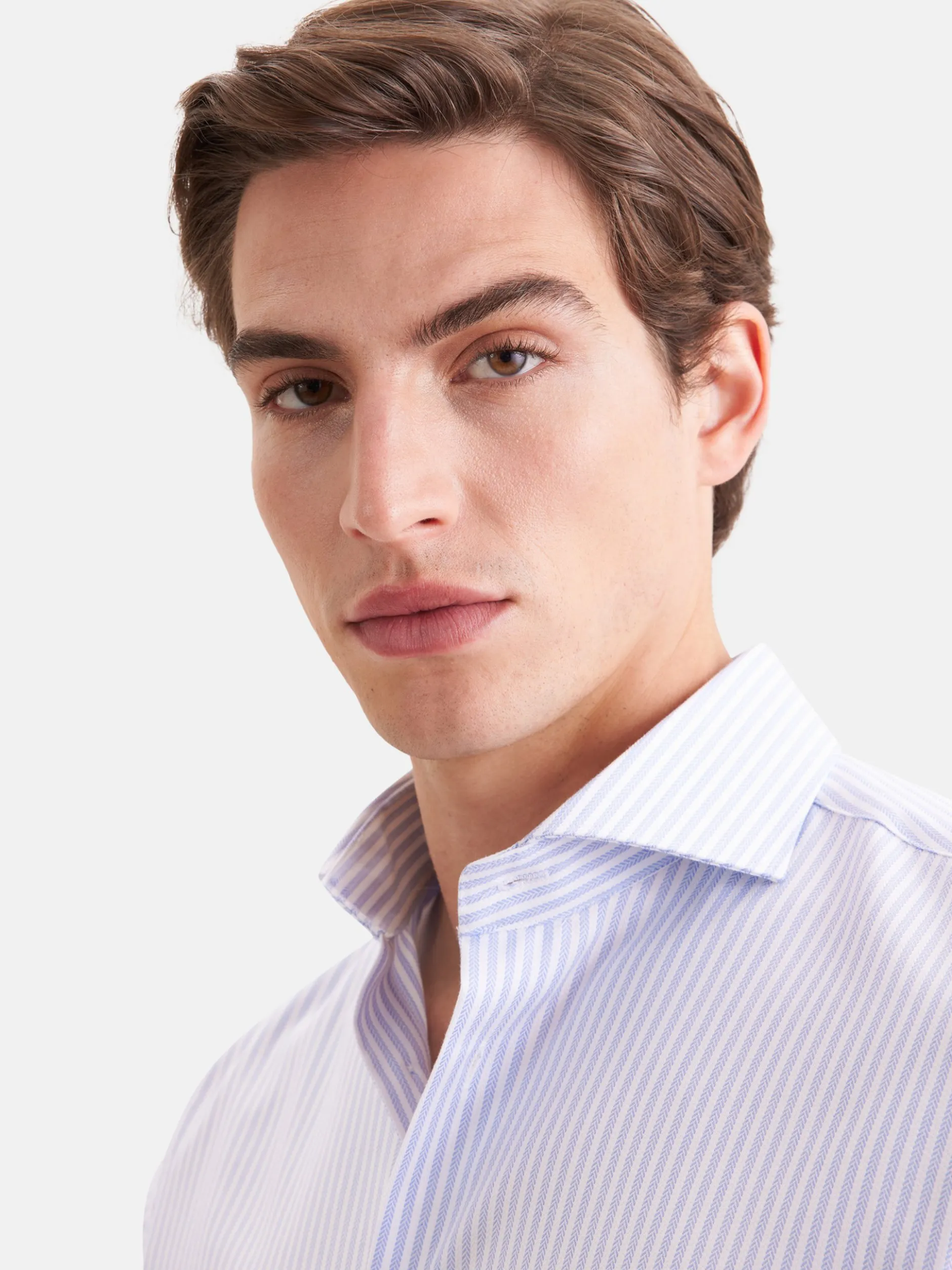 Seidensticker Herren Business Hemd - Shaped Fit in blau