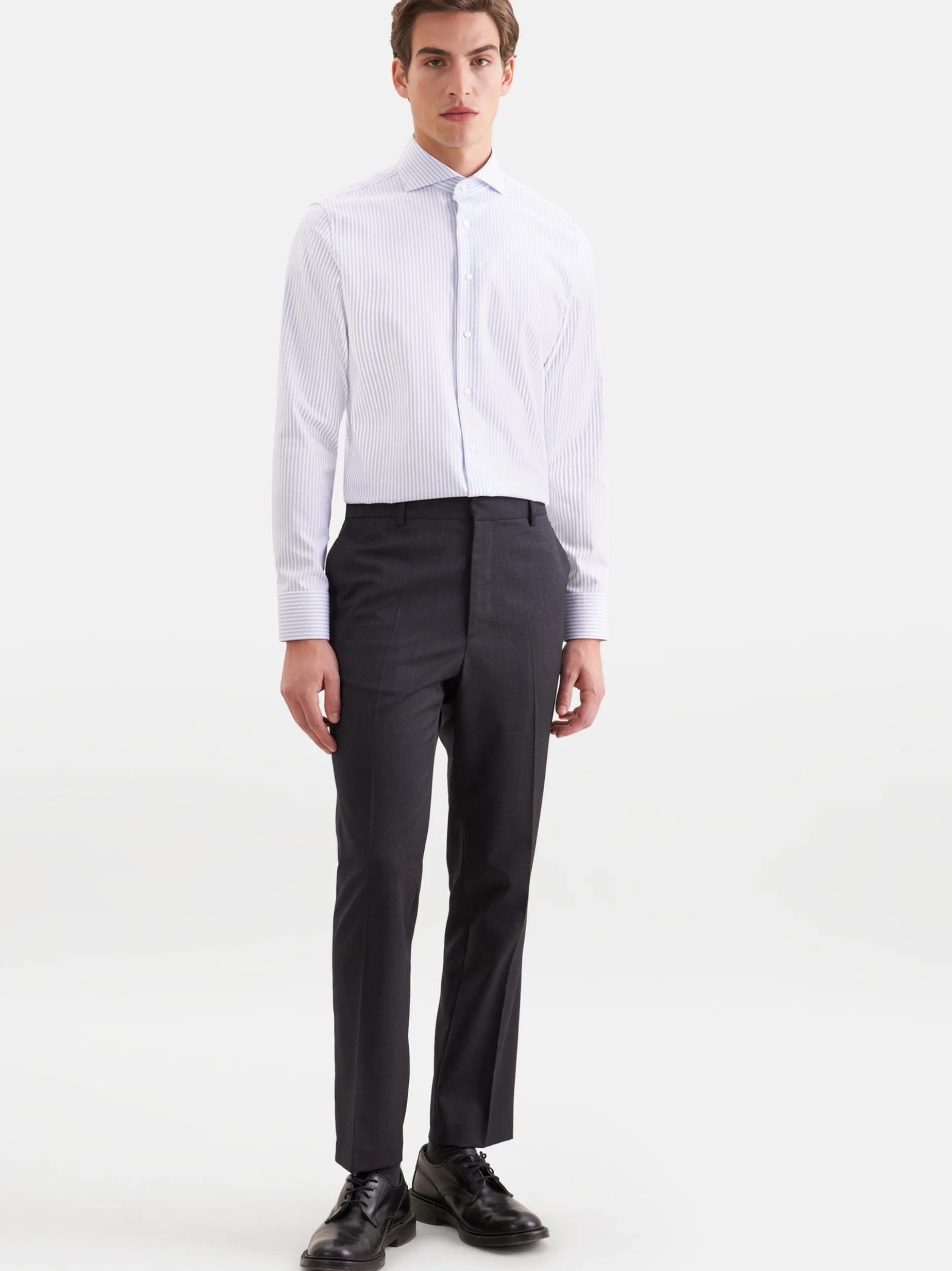 Seidensticker Herren Business Hemd - Shaped Fit in blau