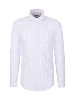 Seidensticker Herren Business Hemd - Shaped Fit in blau
