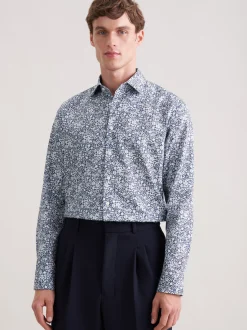 Seidensticker Herren Business Hemd - Shaped Fit in grau