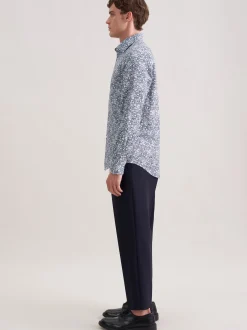 Seidensticker Herren Business Hemd - Shaped Fit in grau
