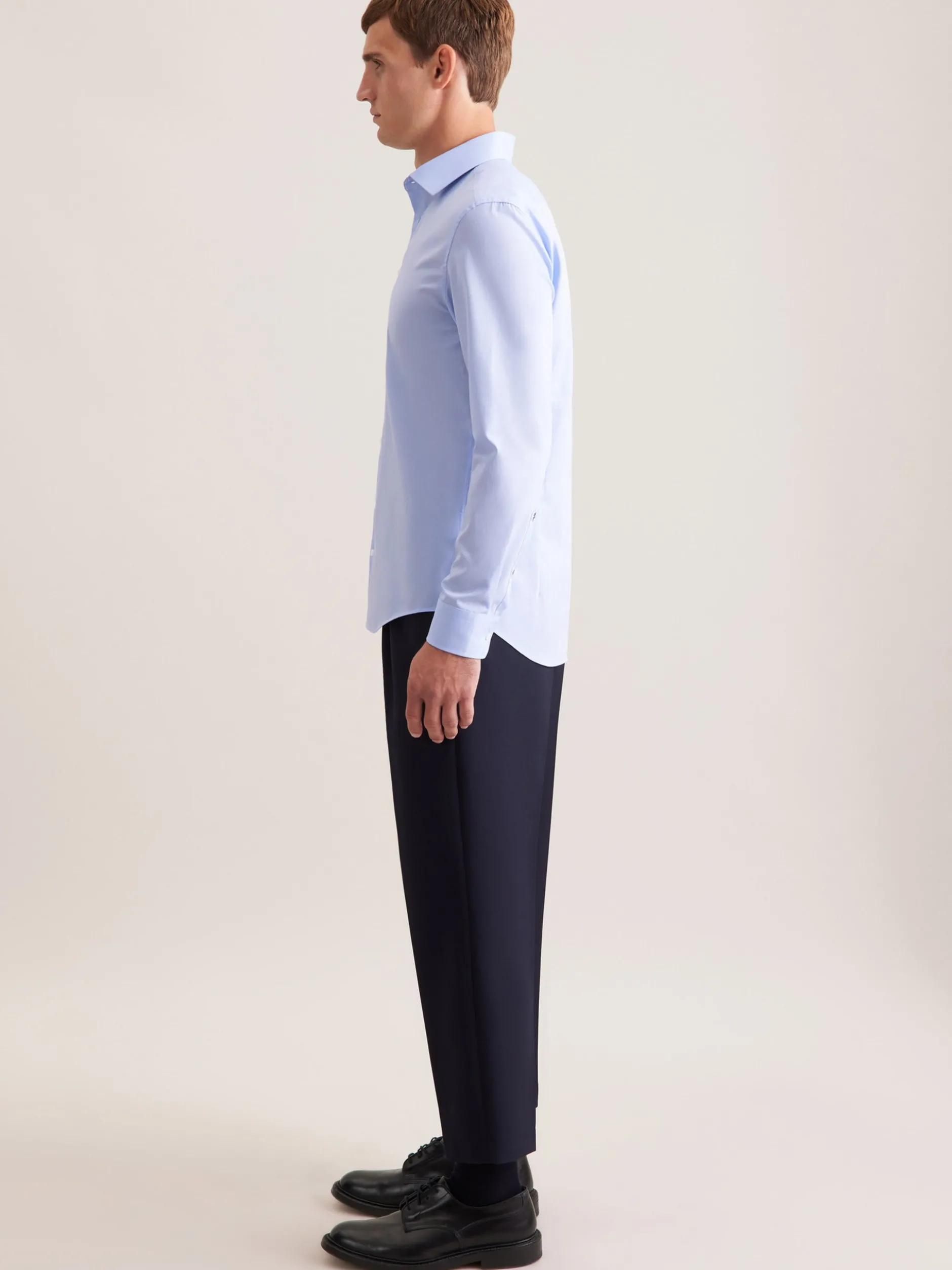 Seidensticker Herren Business Hemd - Shaped Fit in hellblau