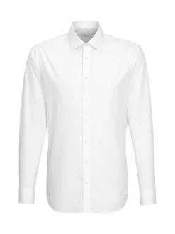 Seidensticker Herren Business Hemd - Shaped Fit in weiß
