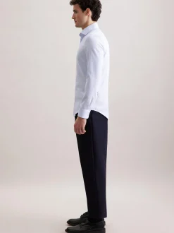 Seidensticker Herren Business Hemd - Slim Fit in blau