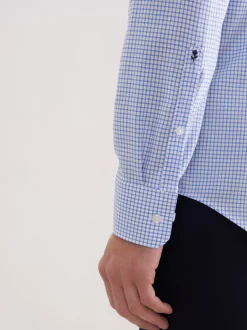 Seidensticker Herren Business Hemd - Slim Fit in blau