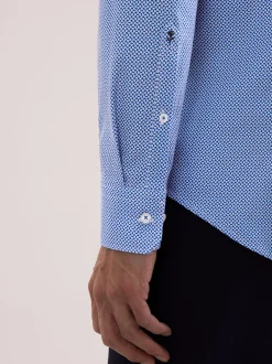 Seidensticker Herren Business Hemd - Slim Fit in blau