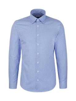 Seidensticker Herren Business Hemd - Slim Fit in blau