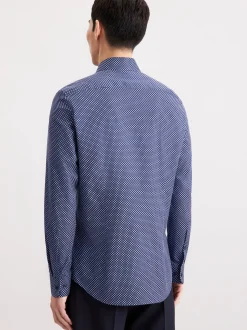 Seidensticker Herren Business Hemd - Slim Fit in blau