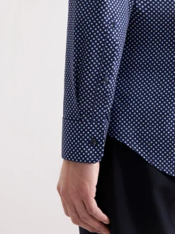 Seidensticker Herren Business Hemd - Slim Fit in blau
