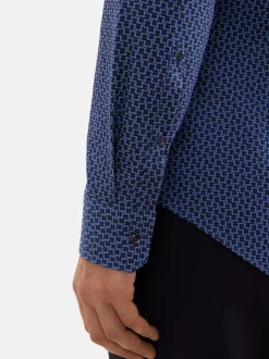 Seidensticker Herren Business Hemd - Slim Fit in blau