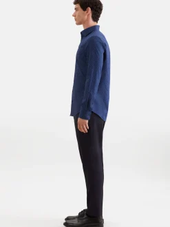 Seidensticker Herren Business Hemd - Slim Fit in blau
