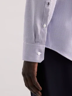 Seidensticker Herren Business Hemd - Slim Fit in bordeaux