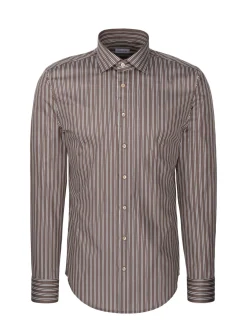 Seidensticker Herren Business Hemd - Slim Fit in braun