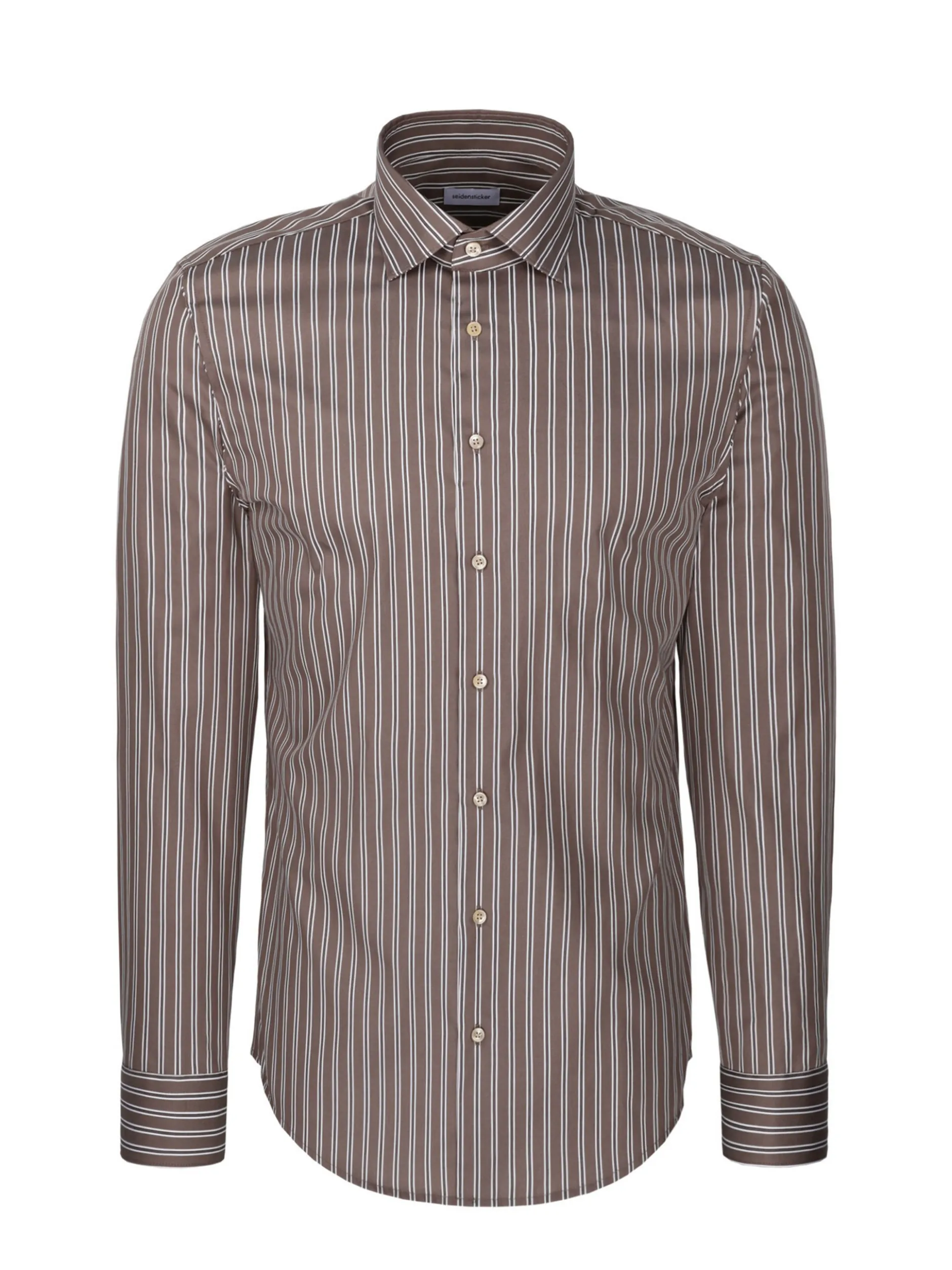 Seidensticker Herren Business Hemd - Slim Fit in braun