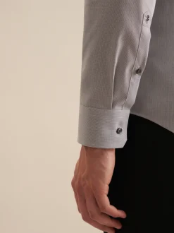 Seidensticker Herren Business Hemd - Slim Fit in grau
