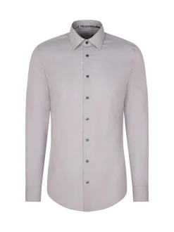 Seidensticker Herren Business Hemd - Slim Fit in grau