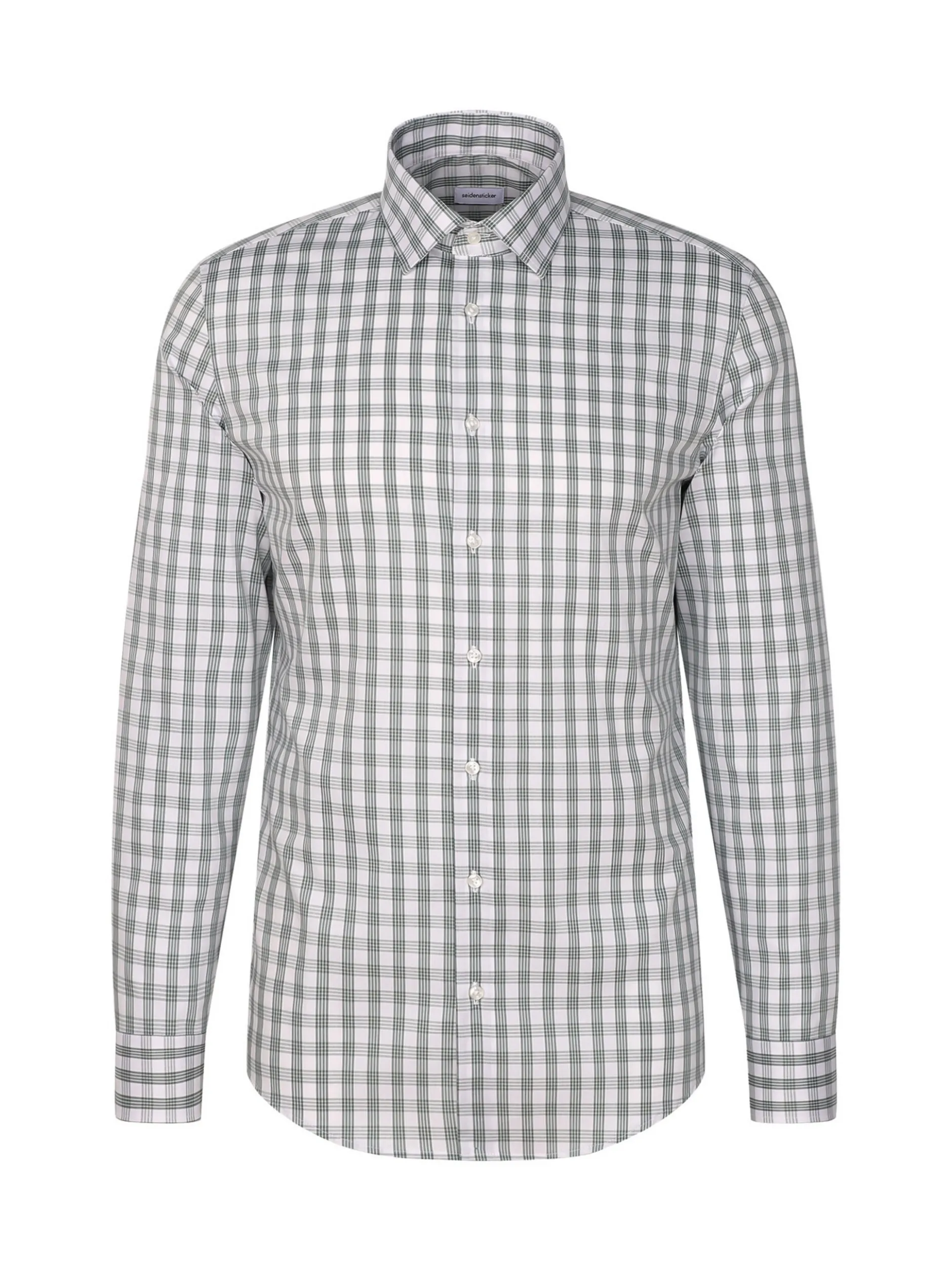 Seidensticker Herren Business Hemd - Slim Fit in grün