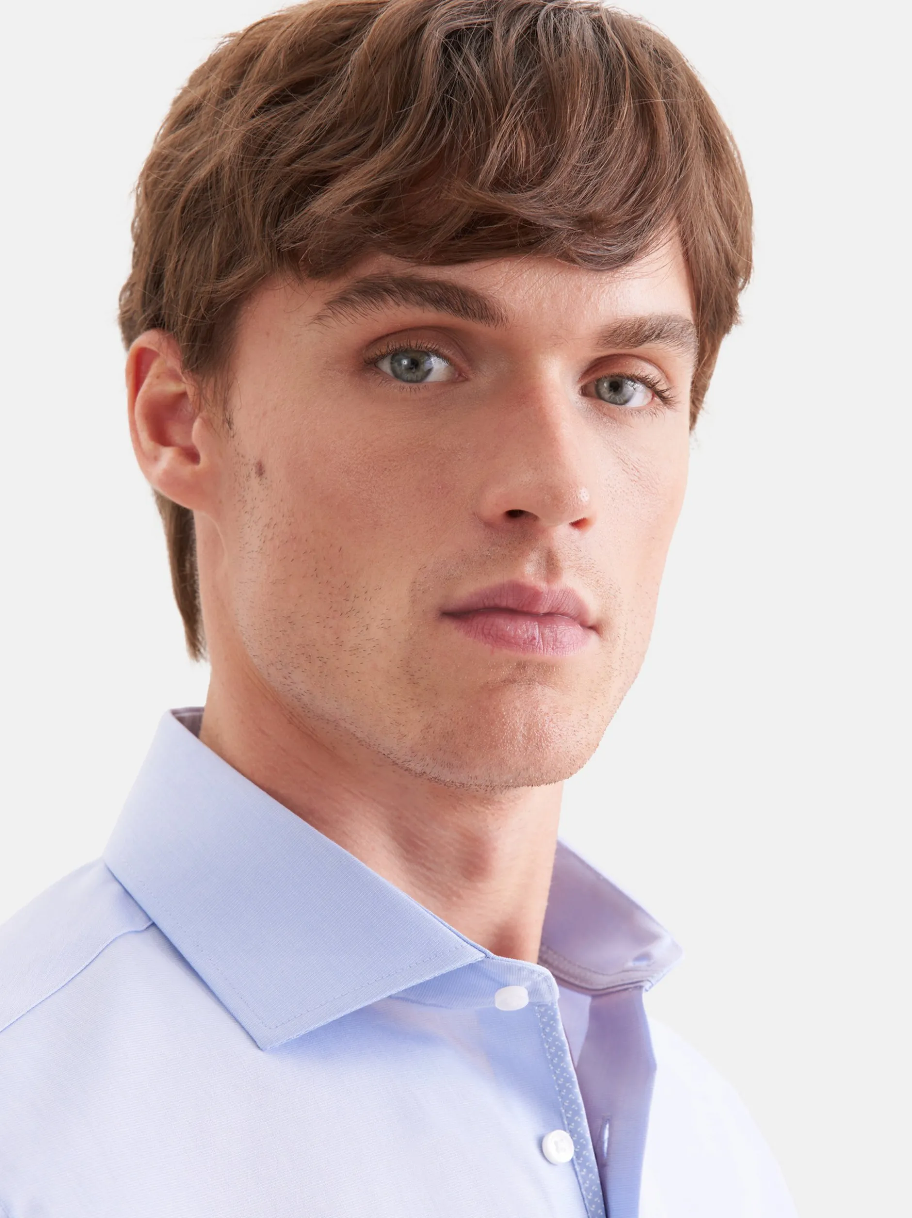Seidensticker Herren Business Hemd - Slim Fit in hellblau