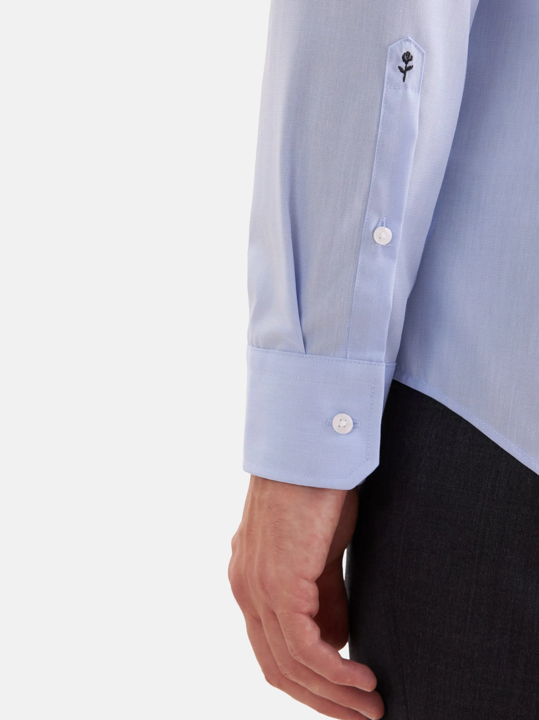 Seidensticker Herren Business Hemd - Slim Fit in hellblau