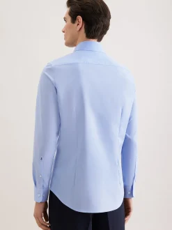 Seidensticker Herren Business Hemd - Slim Fit in hellblau