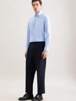 Seidensticker Herren Business Hemd - Slim Fit in hellblau