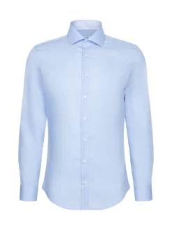 Seidensticker Herren Business Hemd - Slim Fit in hellblau