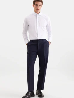 Seidensticker Herren Business Hemd - Slim Fit in hellblau weiß