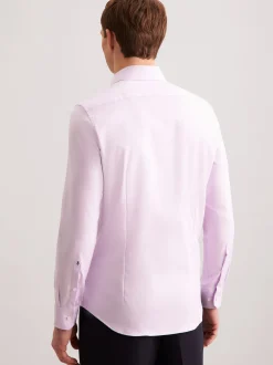 Seidensticker Herren Business Hemd - Slim Fit in lila