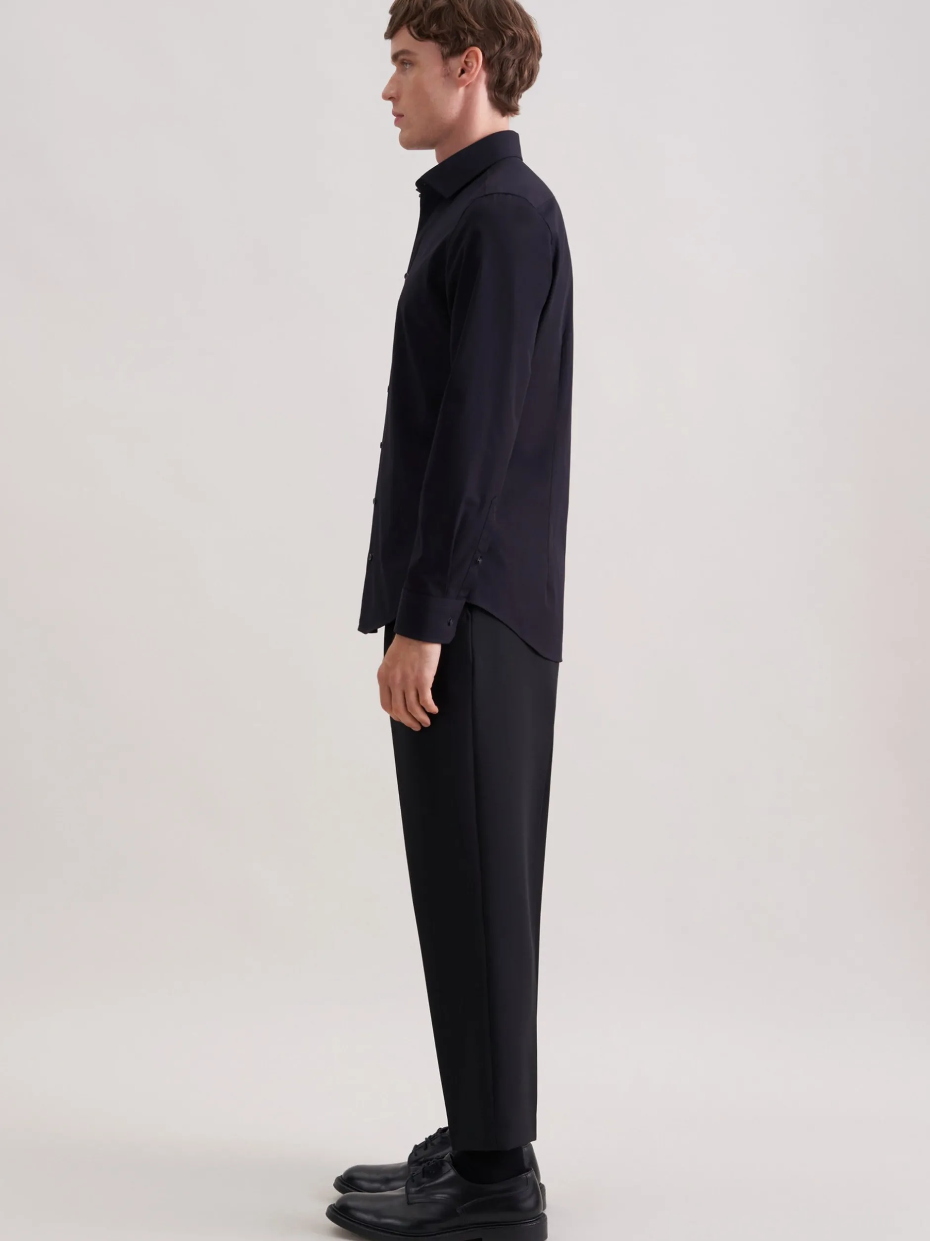 Seidensticker Herren Business Hemd - Slim Fit in schwarz