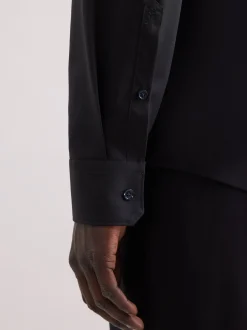 Seidensticker Herren Business Hemd - Slim Fit in schwarz