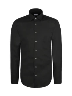 Seidensticker Herren Business Hemd - Slim Fit in schwarz