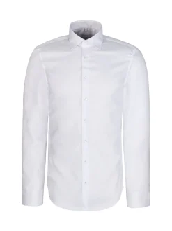Seidensticker Herren Business Hemd - Slim Fit in weiß
