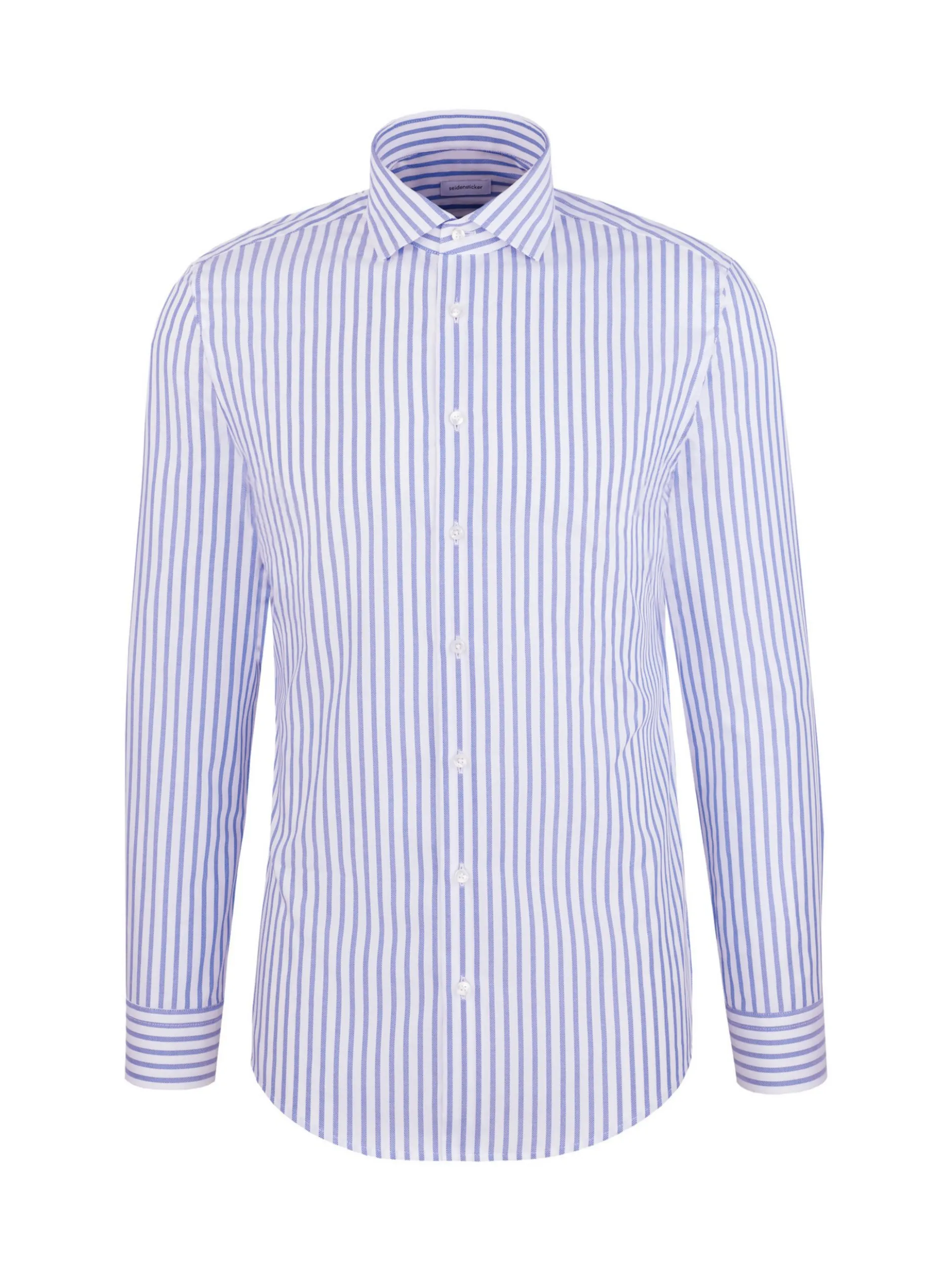 Seidensticker Herren Business Hemd - Slim Fit in weiß blau