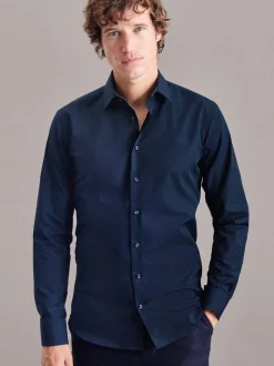 Seidensticker Herren Business Hemd - X-Slim Fit in blau